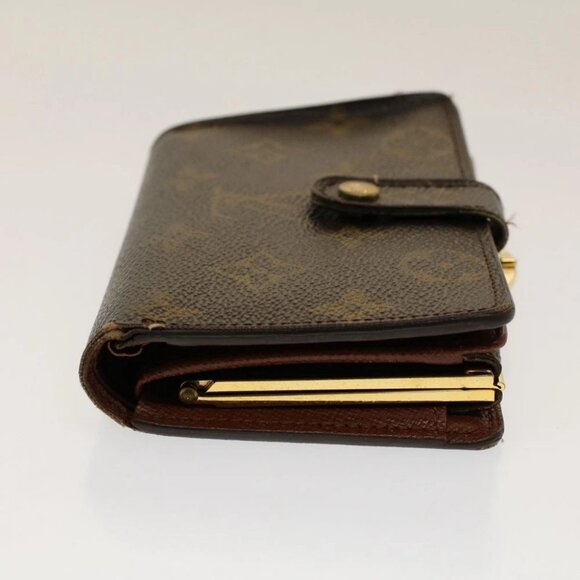 LOUIS VUITTON Monogram Porte Monnaie Billets Viennois Wallet M61663 Auth 50459 - Picture 7 of 14